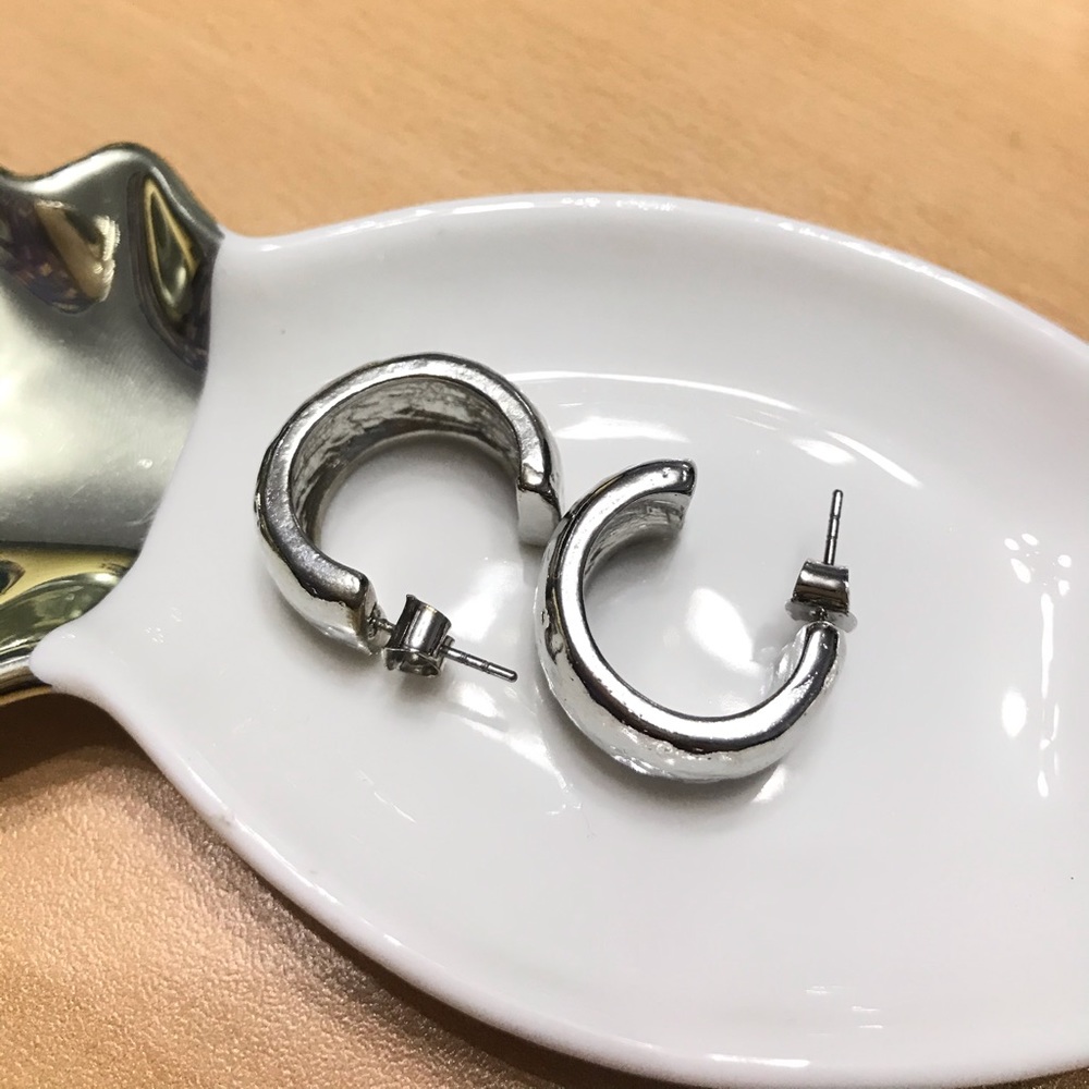 Zara accessories collection - silver earrings